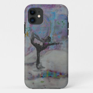 Dancer In The Snow Yoga Girl Case-Mate iPhone Case