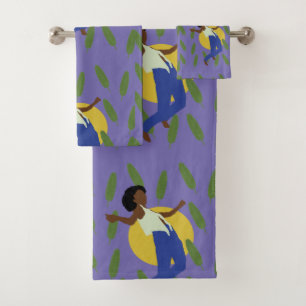 Dancer, Jazz Bath Towel Set