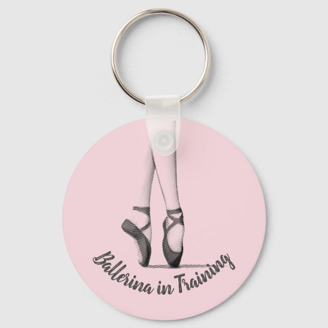 Dancer Legs - You Choose Text and Colour Key Ring (Front)