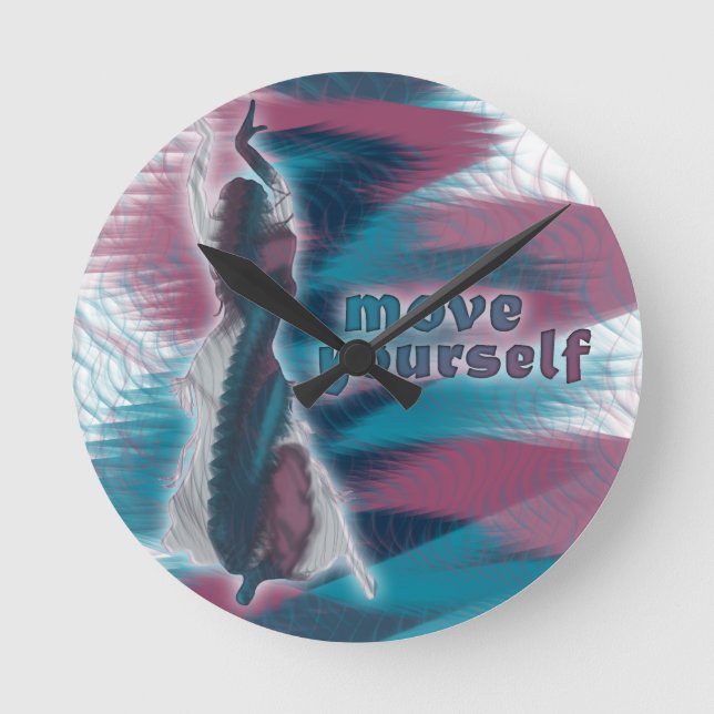 Dancer *Mako* Round Clock (Front)