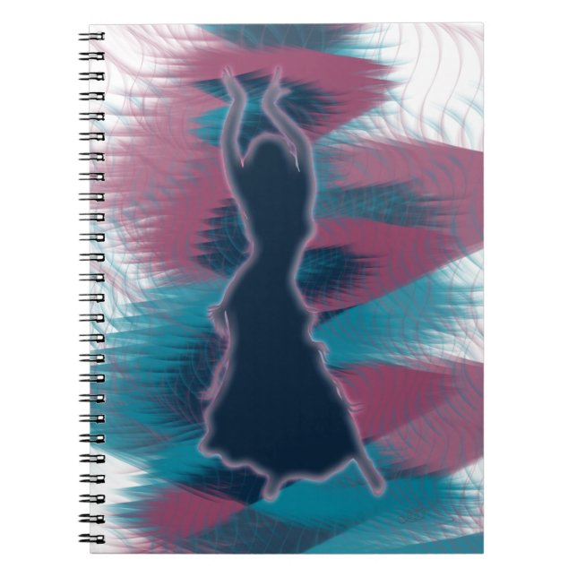 Dancer *Mako* Spiral Notebook (Front)