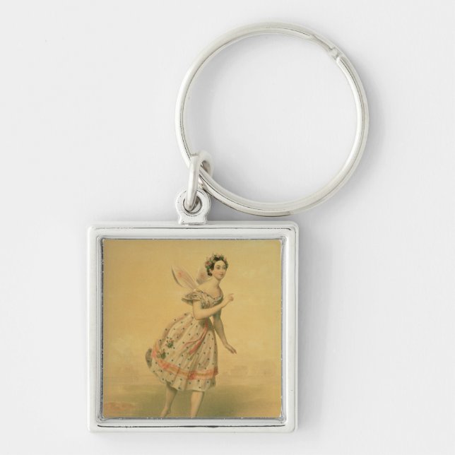 Dancer Maria Taglioni Key Ring (Front)