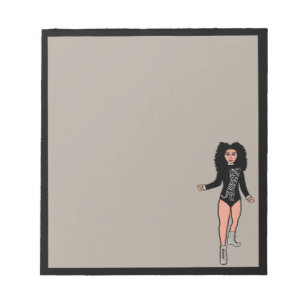 Dancer Notepad Black  / Silver B 2