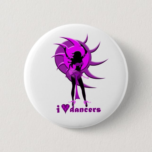 Dancer *Onca* 6 Cm Round Badge (Front)