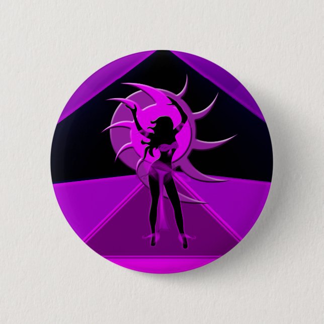Dancer *Onca* 6 Cm Round Badge (Front)