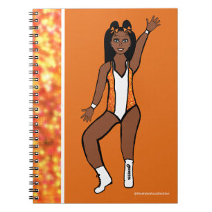 Dancer Orange Spark Notebook #1