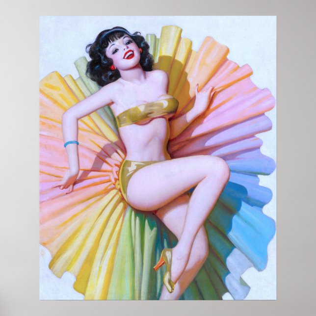 Dancer Pin Up Poster (Front)