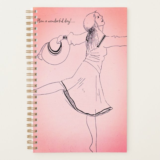 Dancer Planner Notebook (Front)