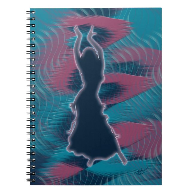 Dancer *Porcha* Spiral Notebook (Front)