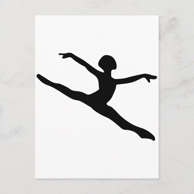 Dancer Silhouette Postcard (Front)