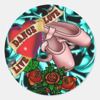 Dancer Tattoo Sticker