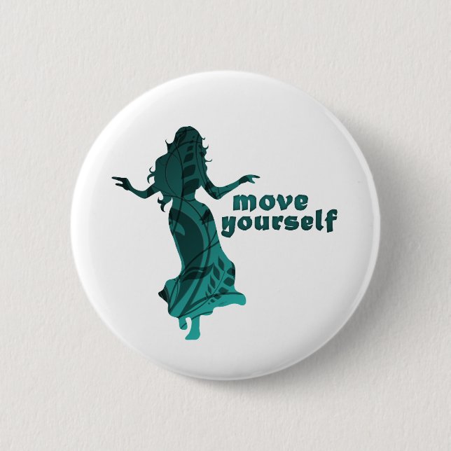 Dancer *Tonia* 6 Cm Round Badge (Front)