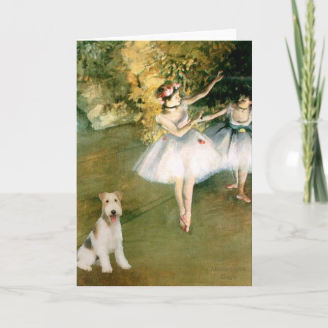 Dancer - Wire Fox Terrier #1 Card (Front)