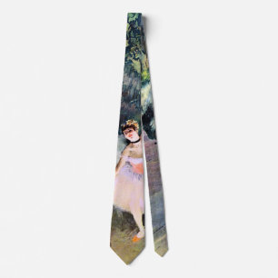Dancer with a Bouquet of Flowers by Edgar Degas Tie