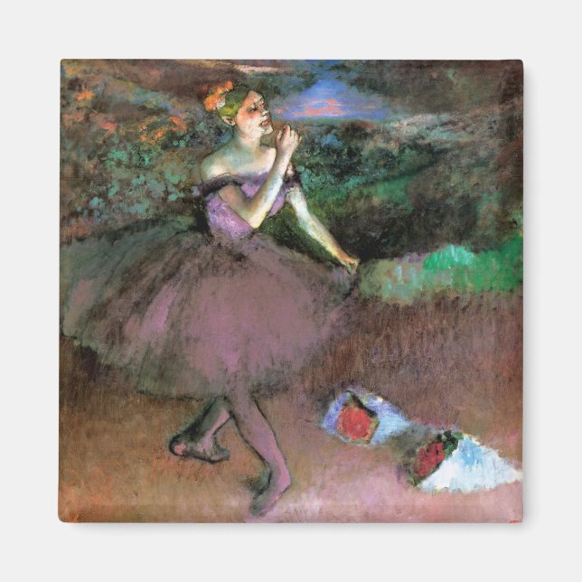 Dancer with Bouquets by Degas Magnet (Front)
