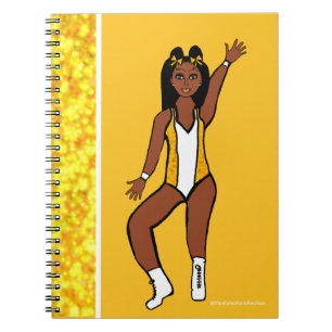 Dancer Yellow Spark Notebook