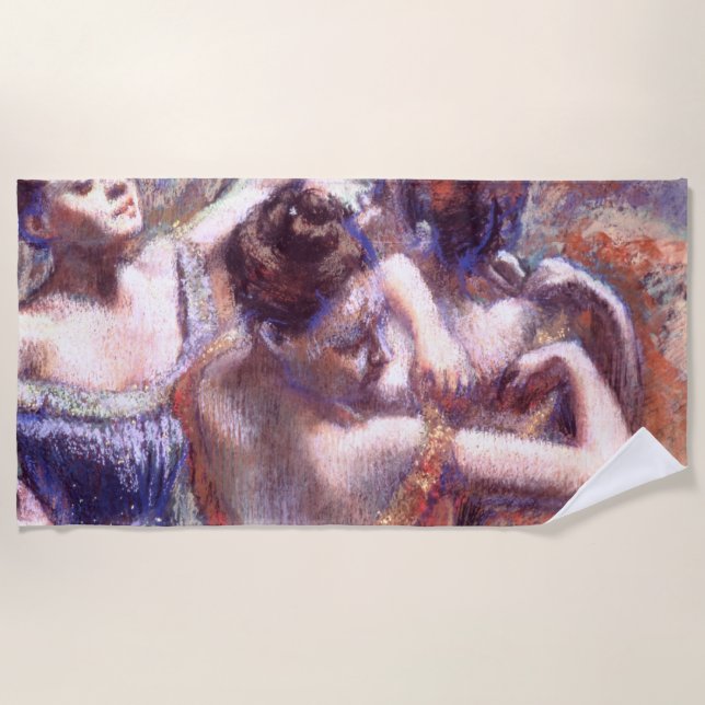 Dancers 1899 Edgar Degas    Beach Towel (Front)