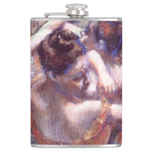 Dancers 1899 Edgar Degas Hip Flask