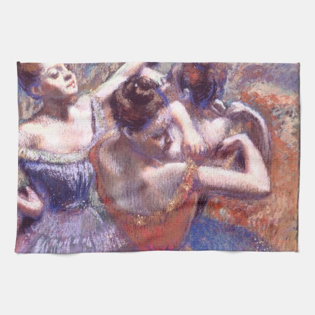 Dancers 1899 Edgar Degas    Tea Towel (Horizontal)