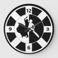 Dancers Acrylic Wall Clock