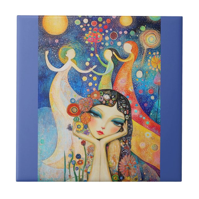 Dancers And Daydreams Tile (Front)