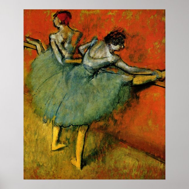 Dancers at the Barre - Edgar Degas - 1888 Poster (Front)