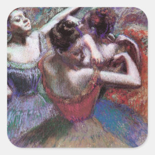 Dancers by Degas Square Sticker