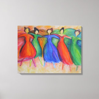 Dancers Canvas Print
