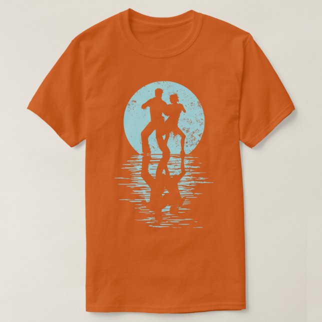 Dancers Dancing Couples Dancing Rumba Fox Salsa 11 T-Shirt (Design Front)