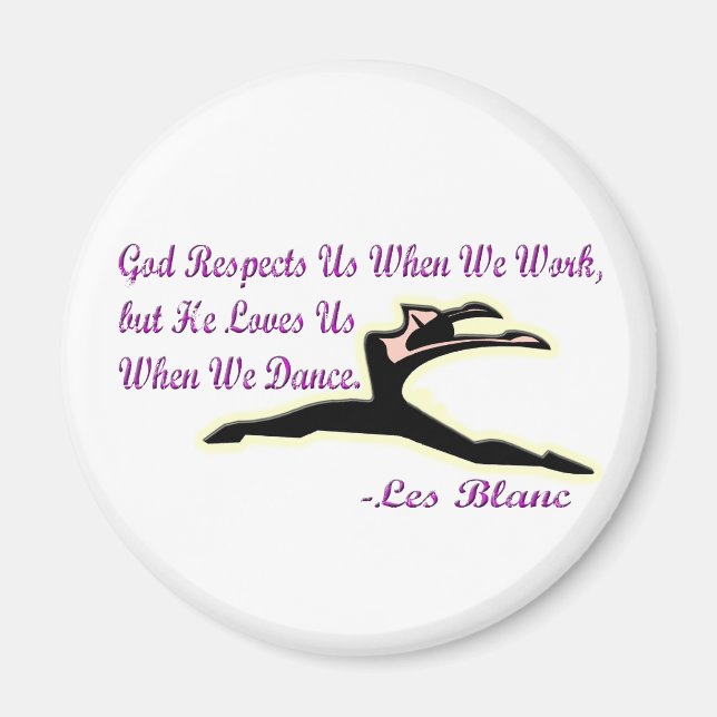 Dancers Delight Apparel and Merchandise Magnet (Front)