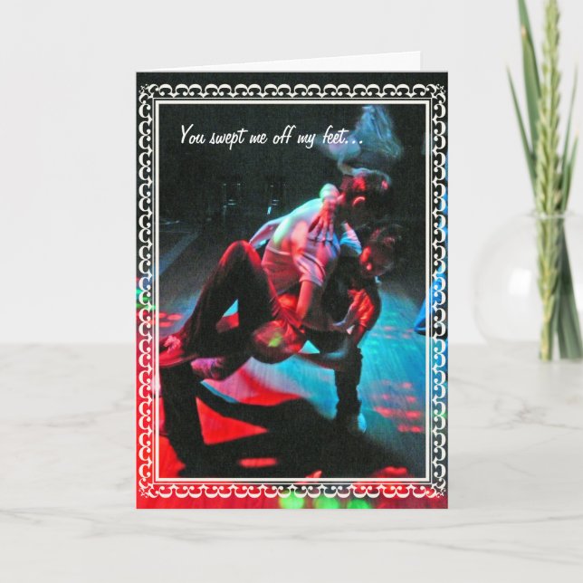 Dancers Dipping Holiday Card (Front)