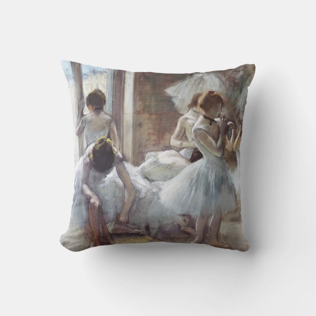 Dancers Edgar Degas  Cushion (Front)