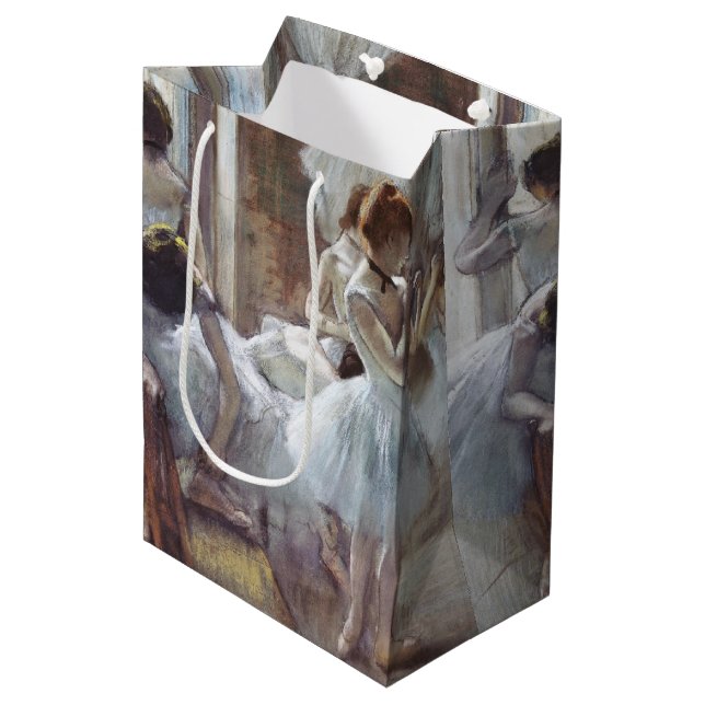 Dancers Edgar Degas Medium Gift Bag (Front Angled)