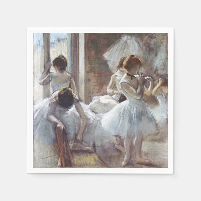 Dancers Edgar Degas    Napkin (Front)