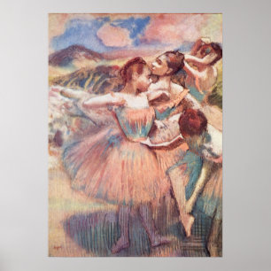 Dancers In a Landscape - Edgar Degas - c1897 Poster