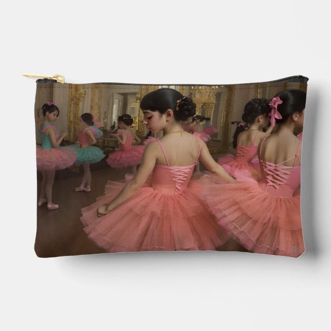 Dancers in a large rococo-style room accessory pouch (Front)