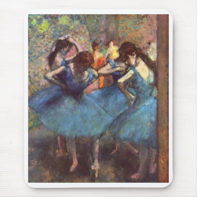 Dancers in Blue Mouse Pad (Front)