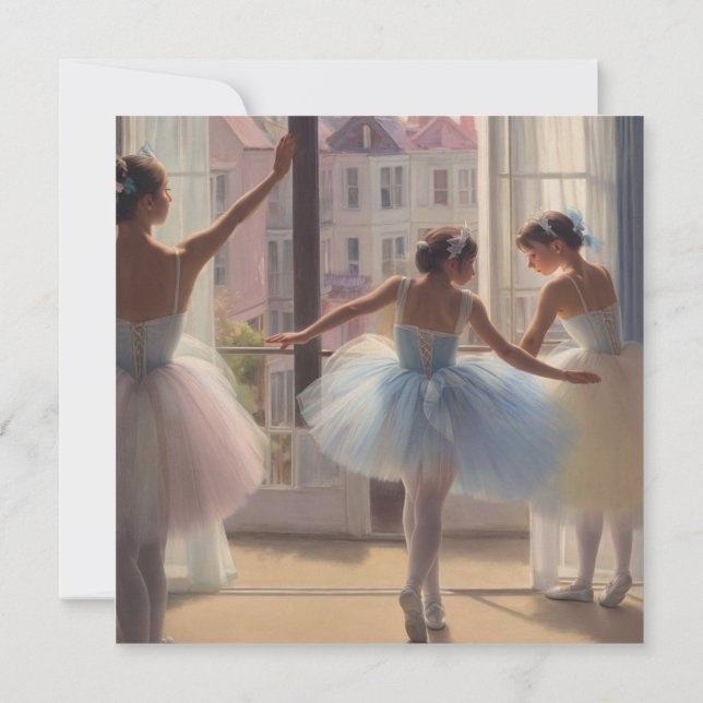 Dancers in Degas Card Style (Back)