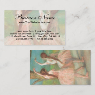 Dancers in Pink by Edgar Degas Business Card