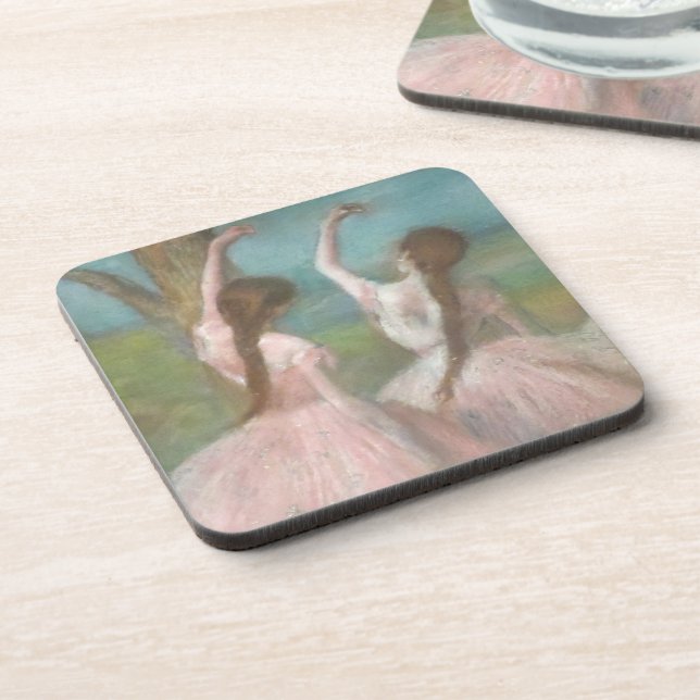Dancers in Pink Edgar Degas Coaster (Left Side)