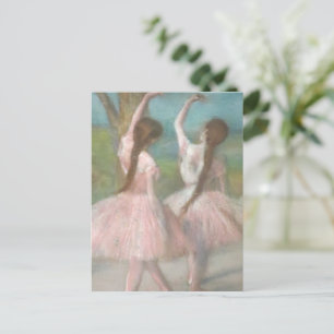 Dancers in Pink Edgar Degas Postcard
