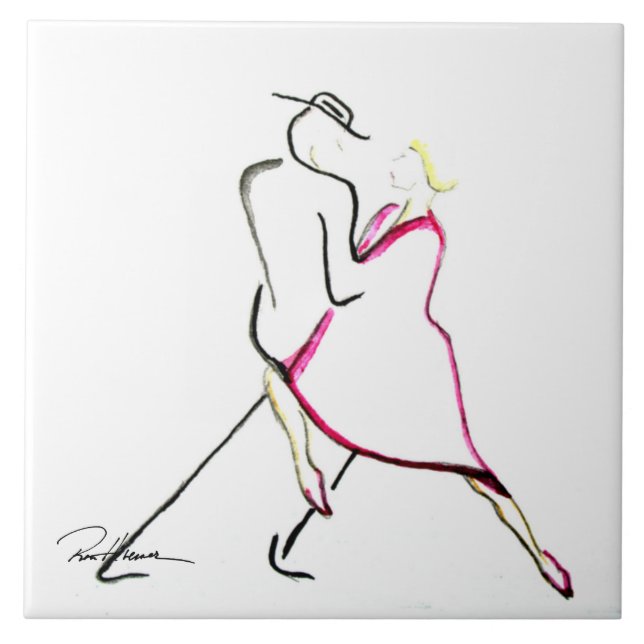 Dancers on the Night Tile (Front)