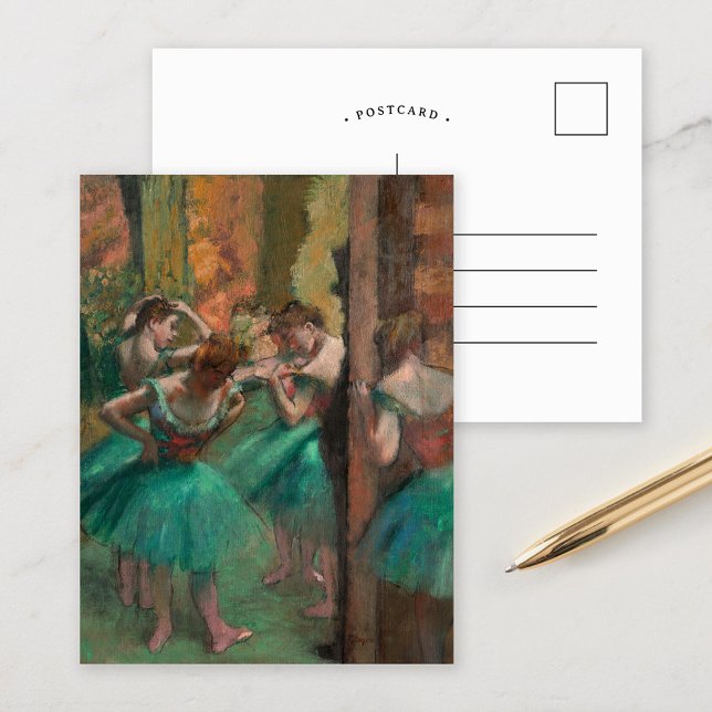 Dancers, Pink and Green | Edgar Degas Postcard (Creator Uploaded)