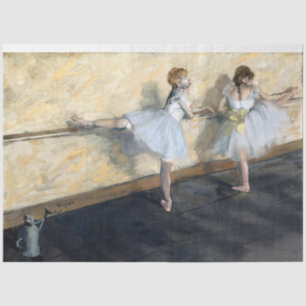 Dancers Practicing at the Barre, Edgar Degas Tissue Paper