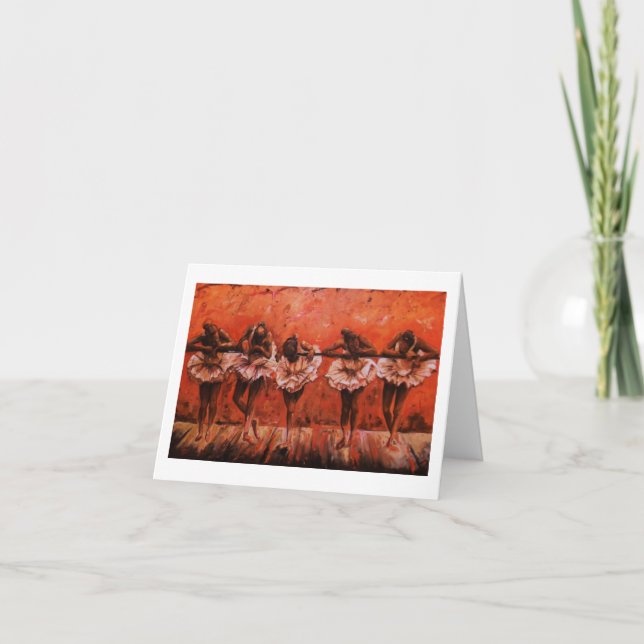Dancers Secret Note Cards by Timothy Orikri (Front)