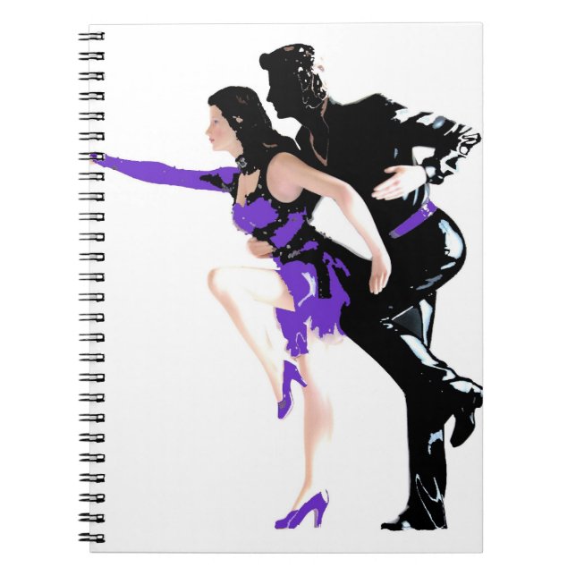 Dancers Spiral Notebook (Front)