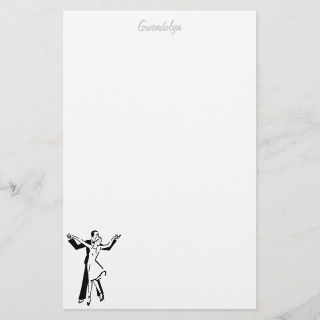 Dancers stationery personalised (Front)