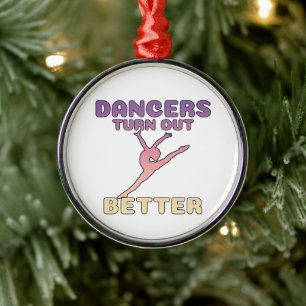Dancers Turn Out Better Metal Tree Decoration