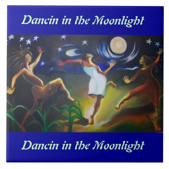 Dancin in the Moonlight Wall Tile (Front)