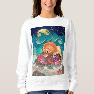 DANCIN WITH THE STARZ red chow-WHITE STYLES ONLY Sweatshirt